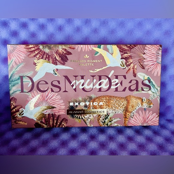 ALAMAR COSMETICS DesNudeAs Exotica Eyeshadow Pressed Pigment Palette 8 Shades - Picture 5 of 12